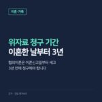 이혼 위자료 청구 기간, 이혼한 날부터 3년의 기준과 상간자 시효·청구 방법